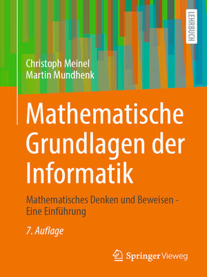 cover image of Mathematische Grundlagen der Informatik